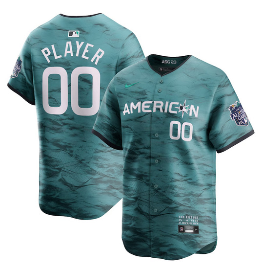 Men%27s American League Nike Teal 2023 MLB All-Star Game Pick-A-Player Customized Limited Jersey->2023 mlb all-star->MLB Jersey